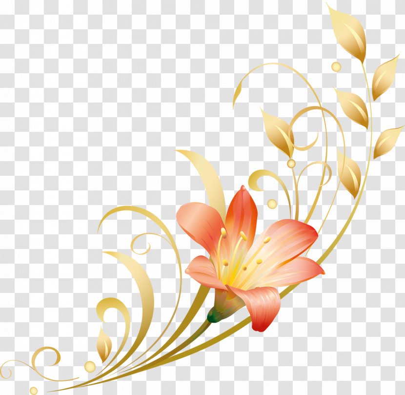 Printing And Writing Paper Idea - Flowering Plant - Lilly Transparent PNG