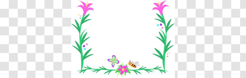 Flower Picture Frame Clip Art - Branch - Cliparts Transparent PNG