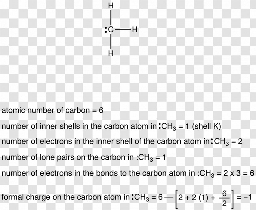 Formal Charge Methyl Group Carbon Methylene Electric - Area - Coordination Number Transparent PNG