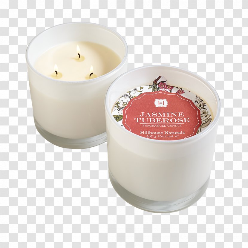 Candle Wick Glass Hillhouse Natural Farm Jasmine - Color - White Transparent PNG