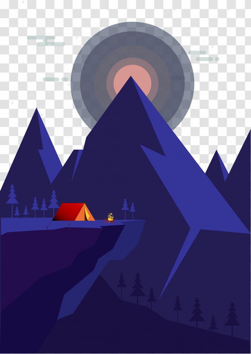 Tent Adobe Illustrator - Camping - In The Field Transparent PNG