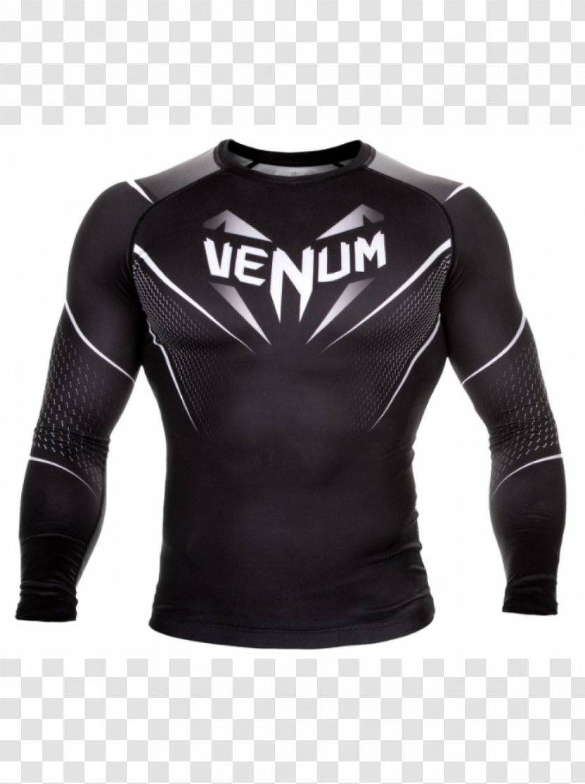 T-shirt Venum Rash Guard Boxing Clothing - Sportswear Transparent PNG