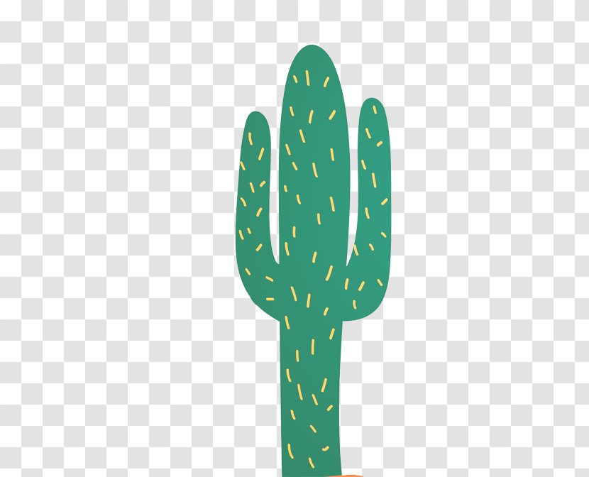 Green Cartoon Drawing - Organism - Cactus Decorative Pattern Transparent PNG