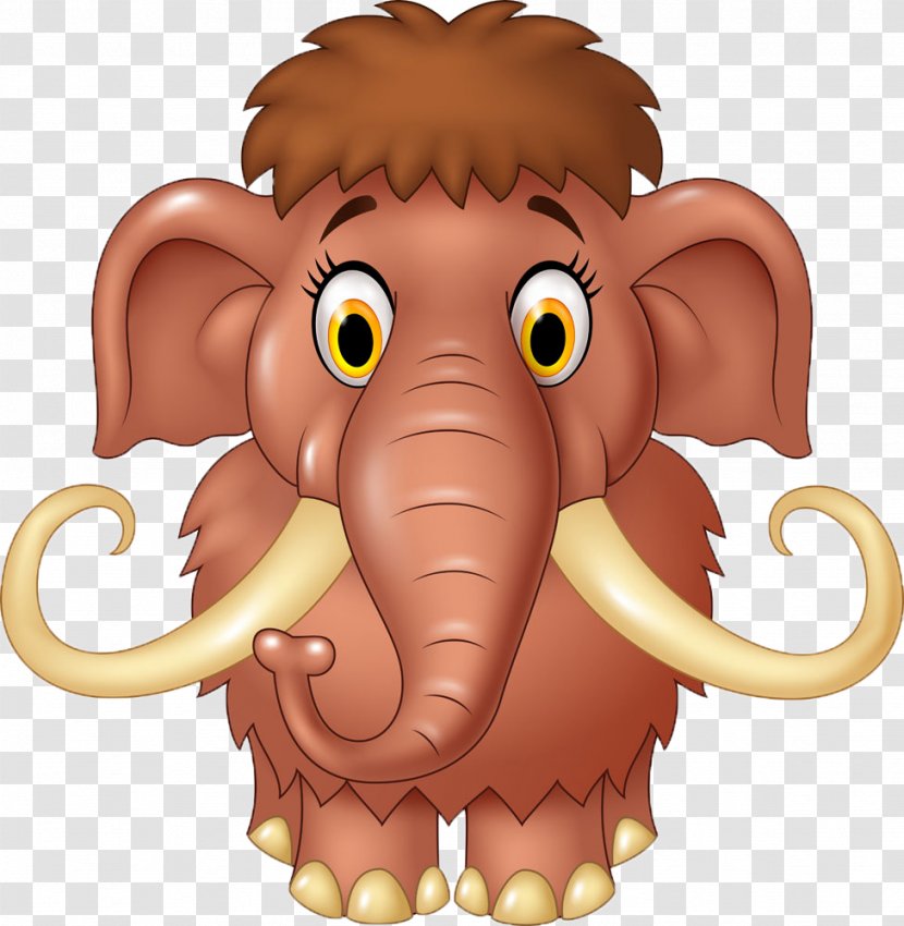Woolly Mammoth Cartoon Royalty-free Clip Art - Elephant Transparent PNG