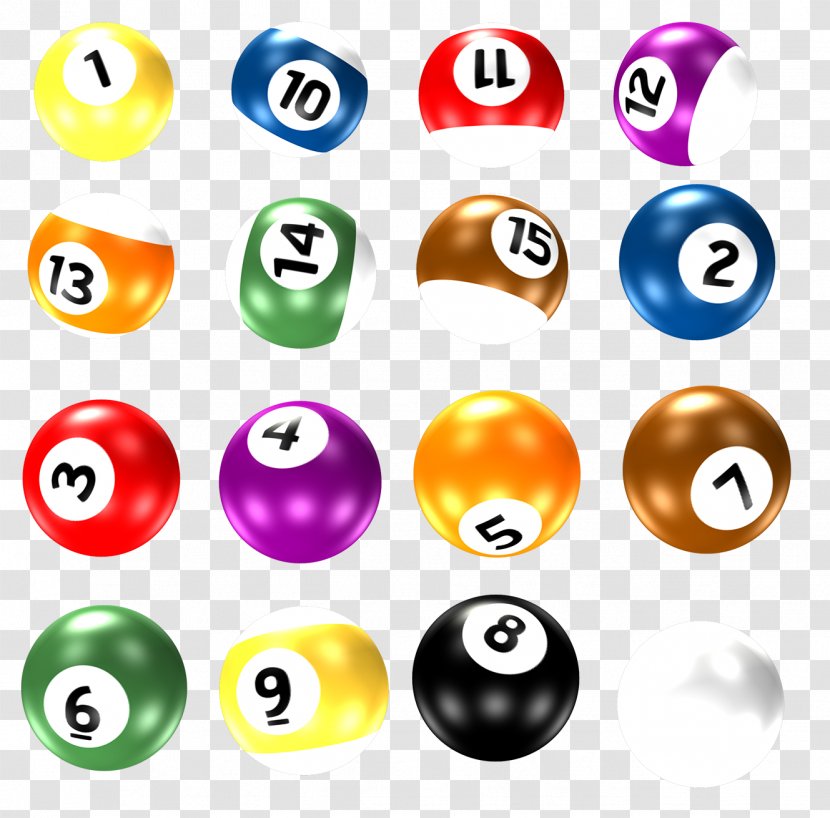 Billiards Download Icon - Billiard Balls - HD Transparent PNG