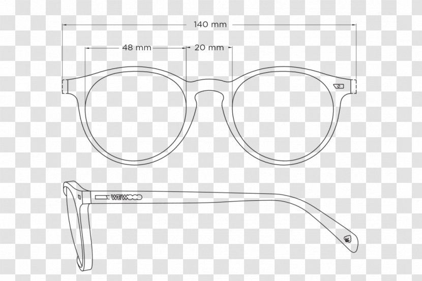 Sunglasses Goggles White - Black And - Cotton Fiber Transparent PNG