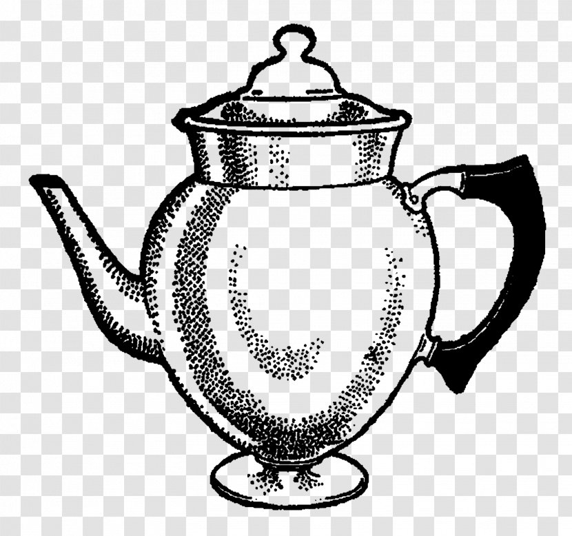 Coffeemaker Kettle Teapot The Coffee Pot - Drawing Transparent PNG