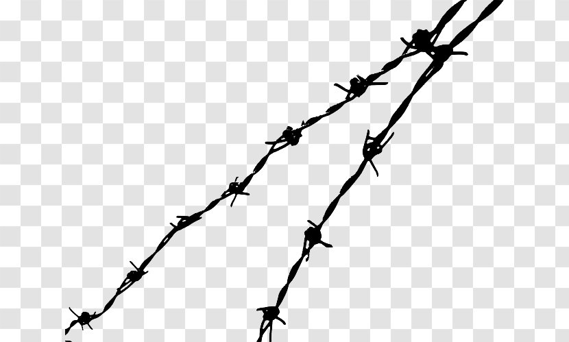 Barbed Wire Clip Art - Fence - Clouds Sky City Silhouette Transparent PNG