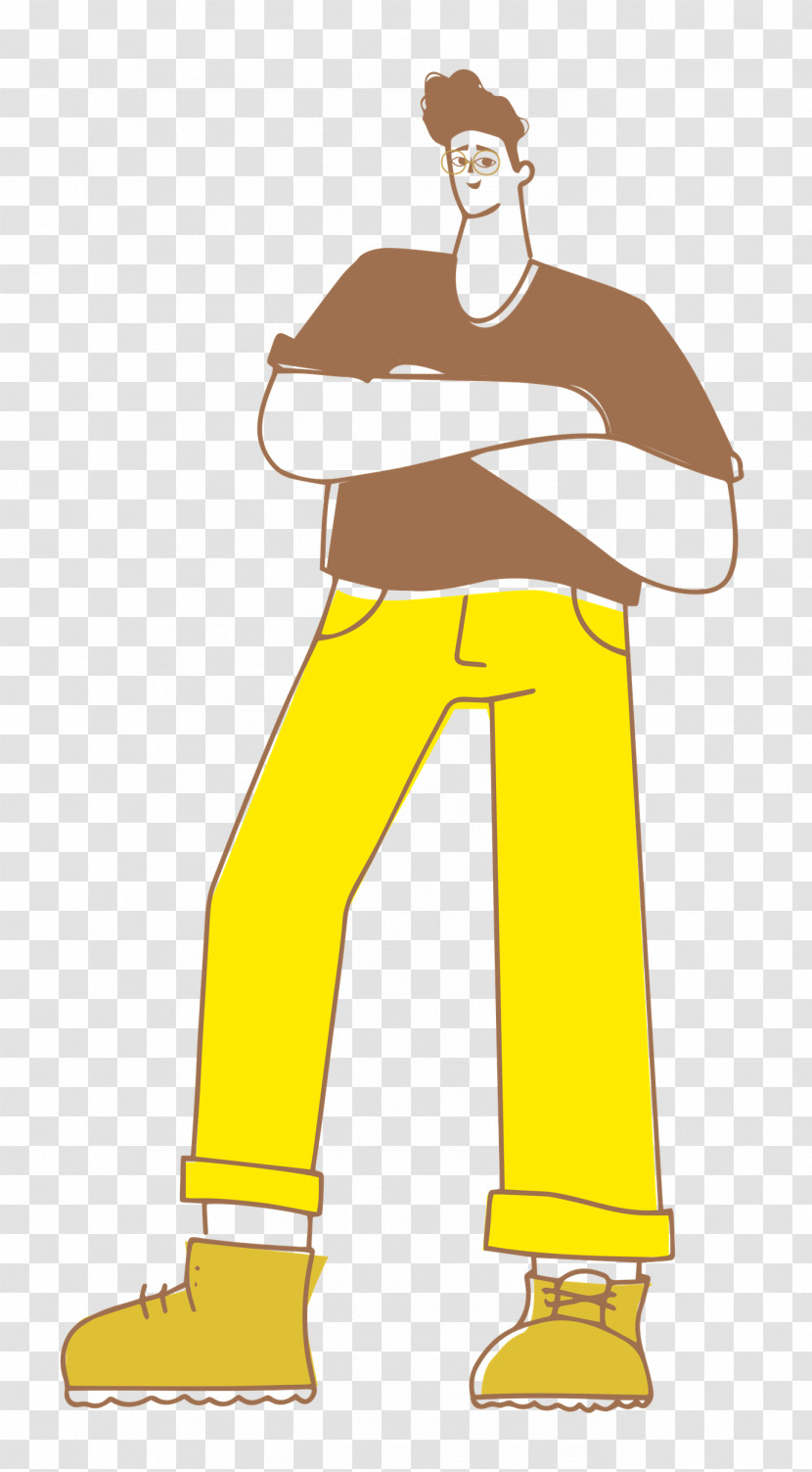 Boy Standing Transparent PNG