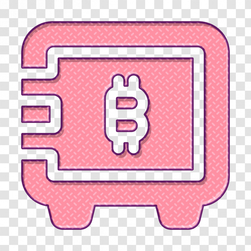 Blockchain Icon Safebox Icon Bitcoin Icon Transparent PNG