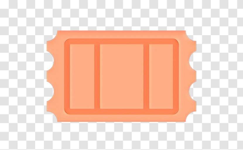 Orange Background - Peach - Label Transparent PNG