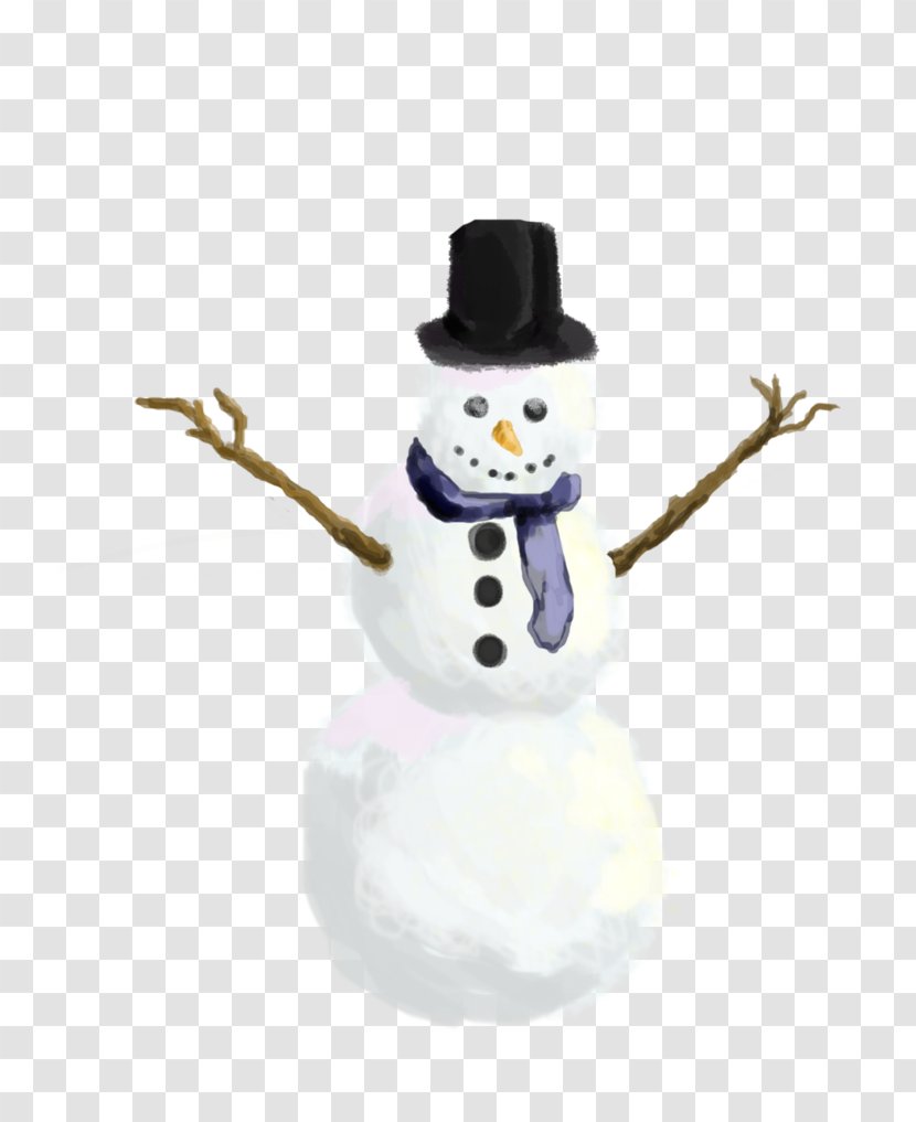 Figurine The Snowman - Drawing Transparent PNG