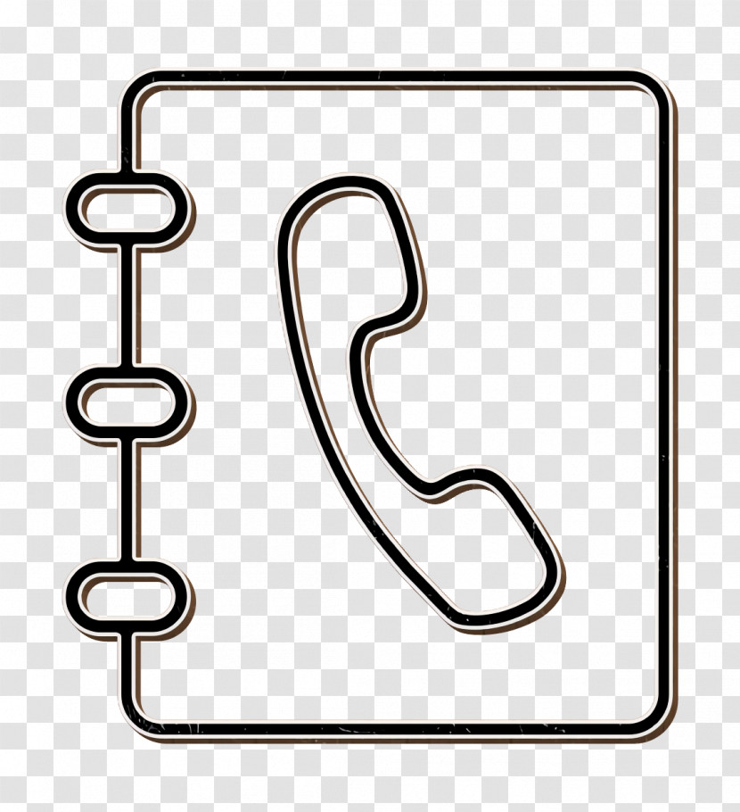 Phone Book Icon Office Icon Notepad Icon Transparent PNG