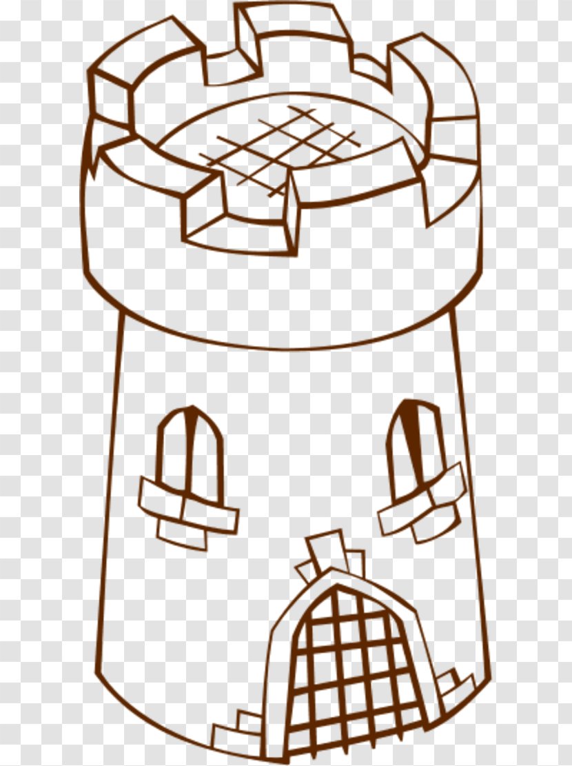 Eiffel Tower Fortified Clip Art - Turret - Free Castle Clipart Transparent PNG