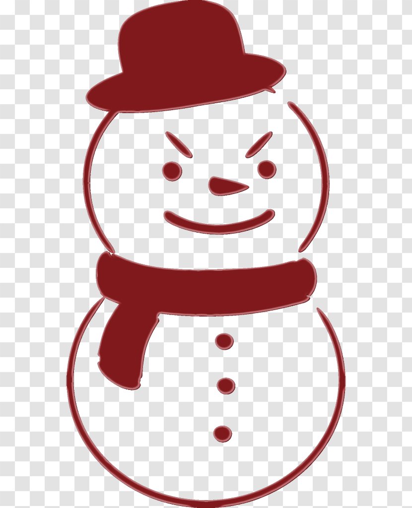 Snowman - Fictional Character - Line Art Transparent PNG