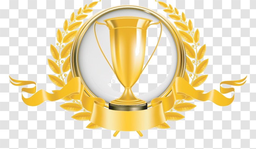 Trophy Hisco Trophies Award Gold Medal - Yellow Transparent PNG