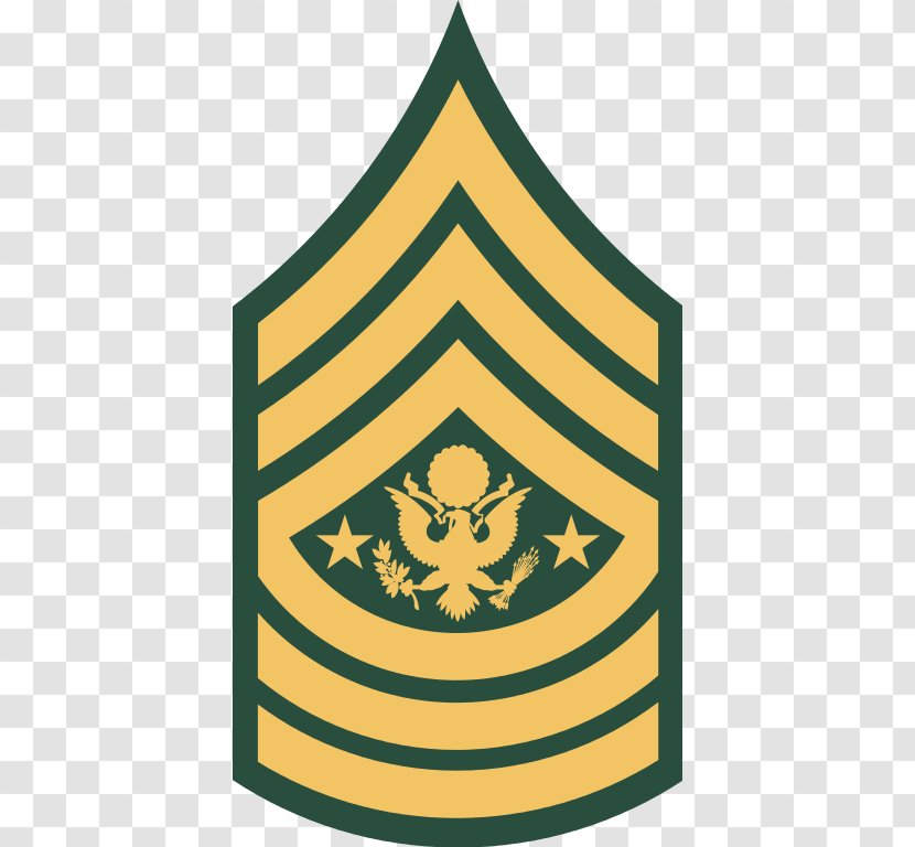 Sergeant Major Of The Army United States Enlisted Rank Insignia - Master - Military Transparent PNG