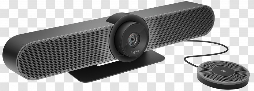 Microphone 4k Webcam 3840 X 2160 Pix Logitech MeetUp Stand Expansion High-definition Television - Resolution Transparent PNG