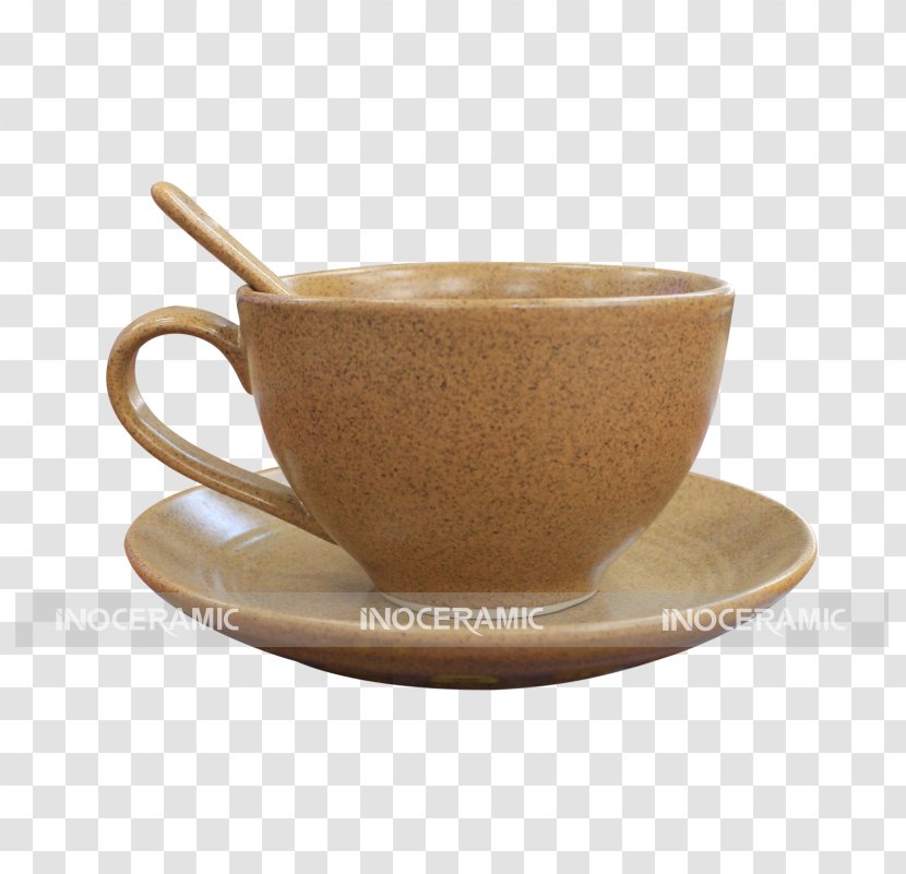 Coffee Cup Cappuccino Cafe Café Au Lait - Saucer - Mocha Transparent PNG