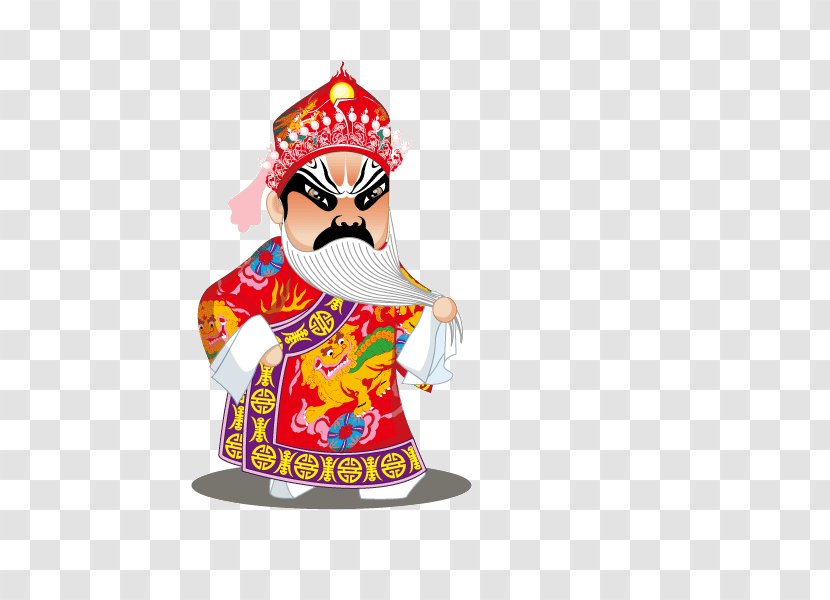 Beijing Peking Opera Cartoon Character - Art - Actor Transparent PNG