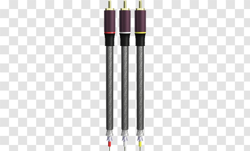 Electrical Cable Voxx International Component Video RCA Connector Tie - Code - Stereo Coaxial Transparent PNG