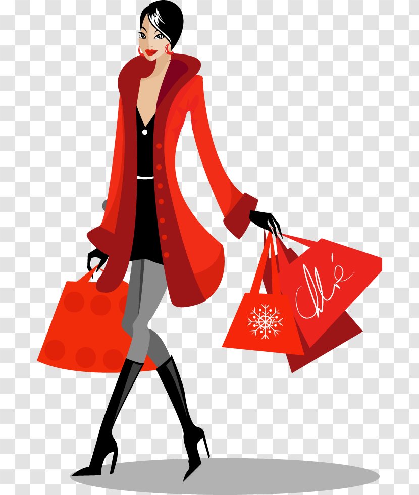 Fashion Woman Clip Art - Cartoon - Moda Transparent PNG