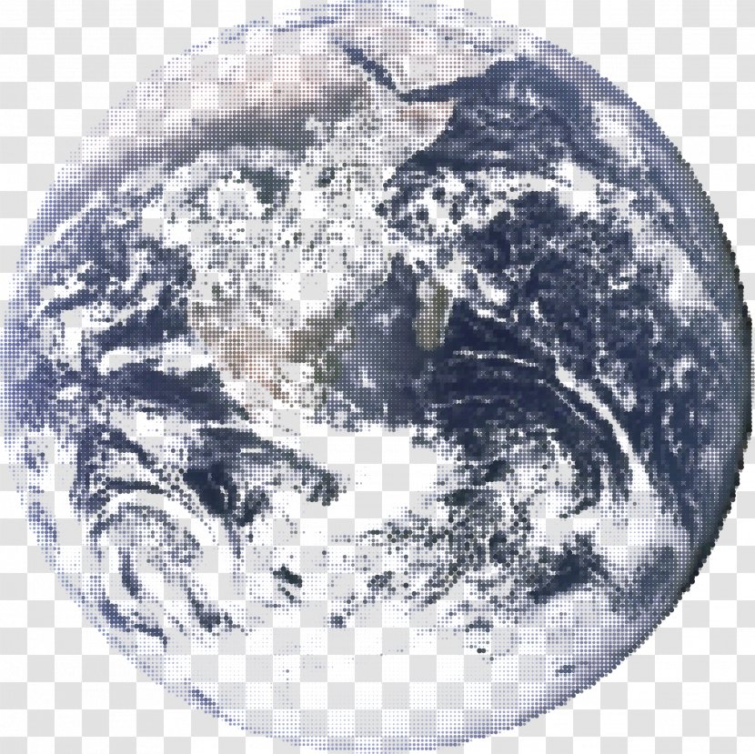 Earth The Blue Marble Climate Change Planet Apollo 17 - Mosaic Transparent PNG