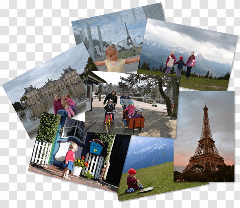 Collage Tourism - Photographic Paper - Kids Around The World Transparent PNG
