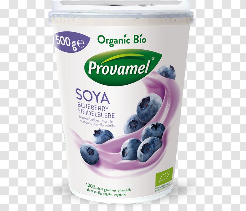 Soy Yogurt Organic Food Tofu Berry Soybean - Fruit - Blueberry Transparent PNG