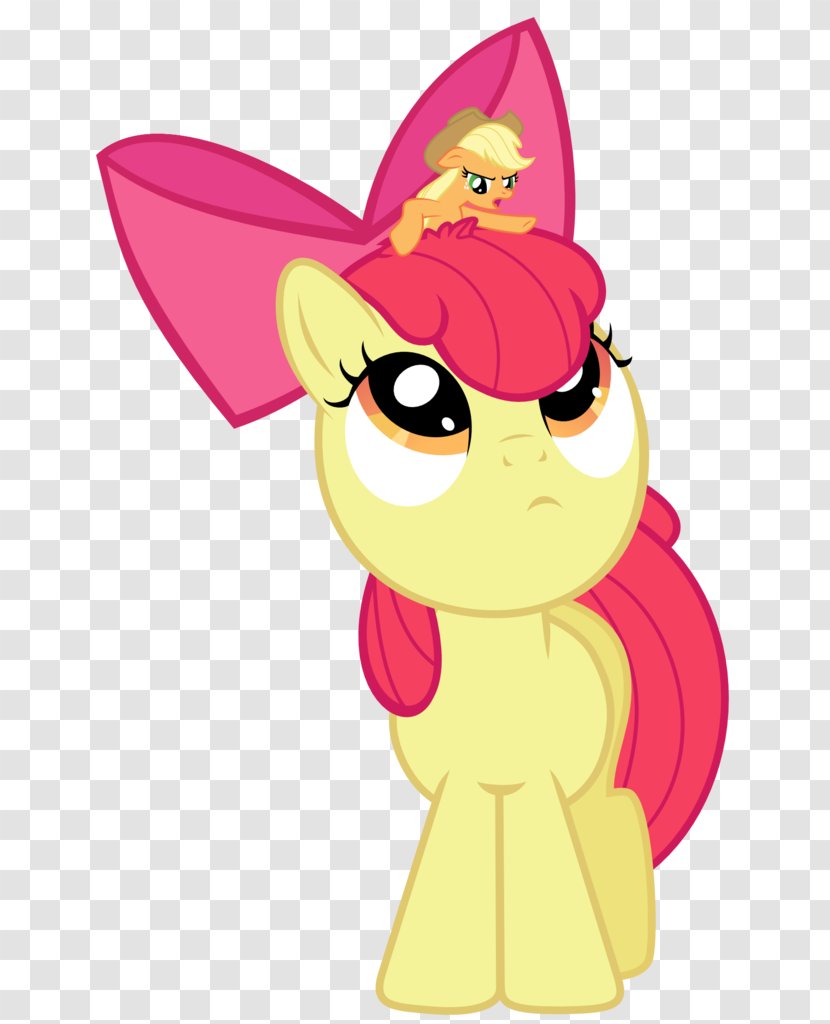 Pony Applejack Rarity Apple Bloom DeviantArt - Silhouette - Cartoon Transparent PNG