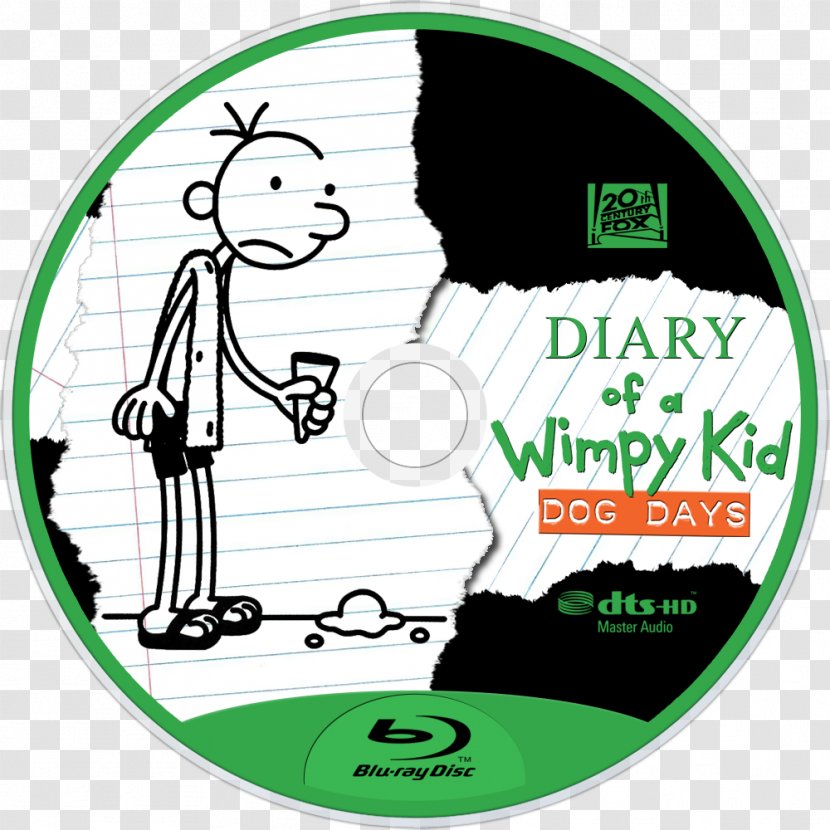 Diary Of A Wimpy Kid: Dog Days Book Film Blu-ray Disc - Fan Art - Kid Transparent PNG