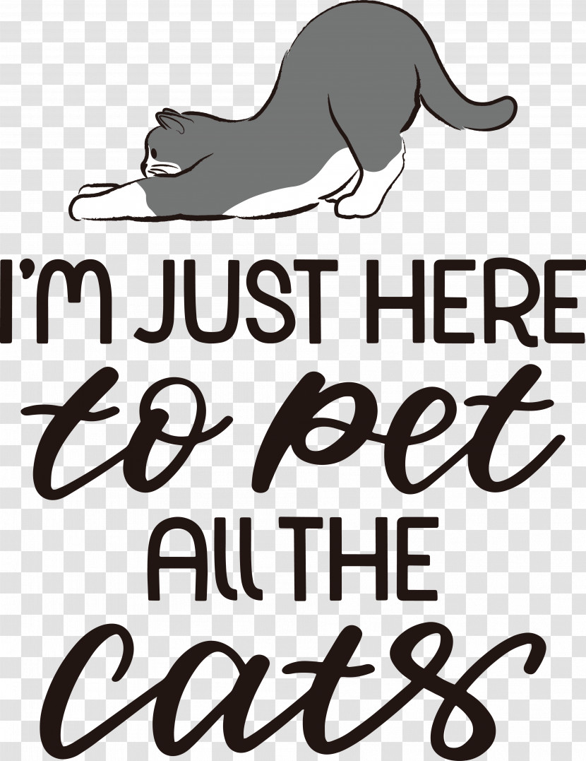 Cat Dog Black And White M Logo Small Transparent PNG
