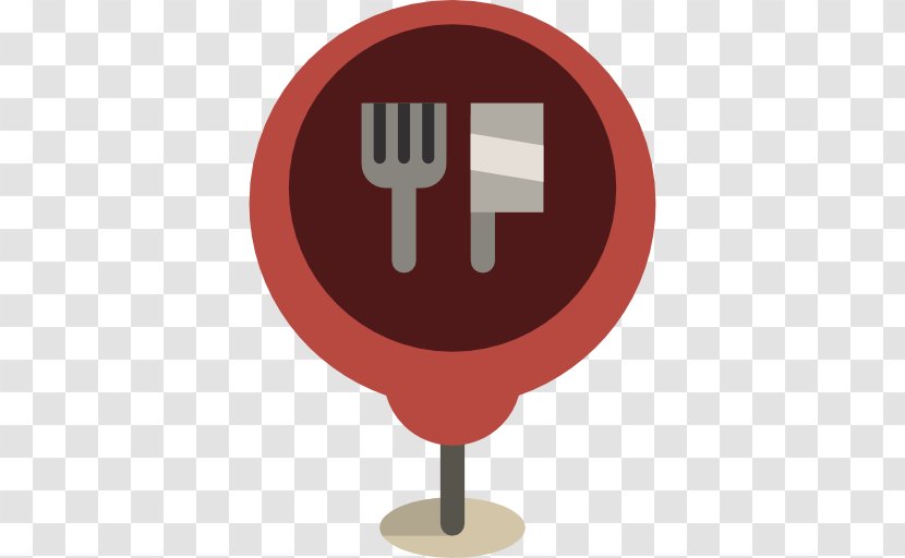 Locator Map Flag Location Icon - Red - Kitchen Knife On A Chair Transparent PNG