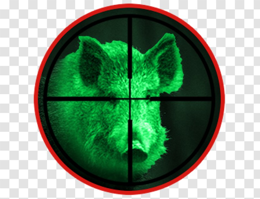 Wild Boar Hunting Light Reticle - Flashlight Transparent PNG