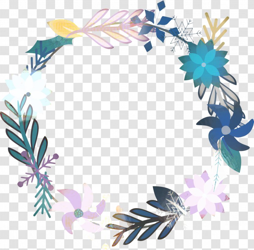 Floral Wreath - Winter - Interior Design Plant Transparent PNG