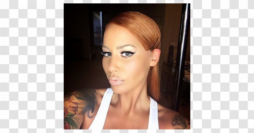 Amber Rose Artificial Hair Integrations Hairstyle Long - Neck Transparent PNG