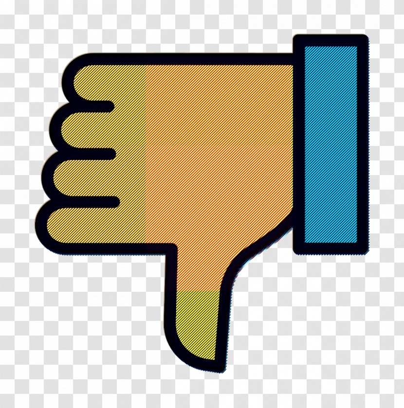 Gestures Icon Finger Icon Dislike Icon Transparent PNG