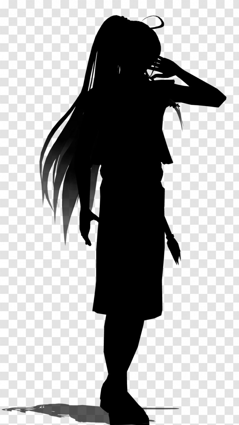 Legendary Creature Illustration Silhouette Supernatural Black M - Long Hair Transparent PNG