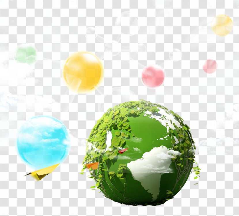 China Natural Environment Environmentally Friendly Environmental Protection Company - Green Earth Transparent PNG