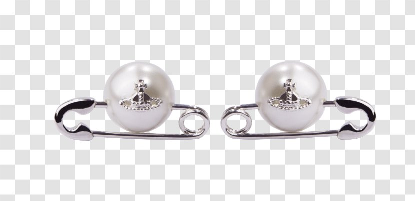 Earring Designer - Body Jewelry - Vivienne Westwood Silver Vintage Beaded Earrings Transparent PNG