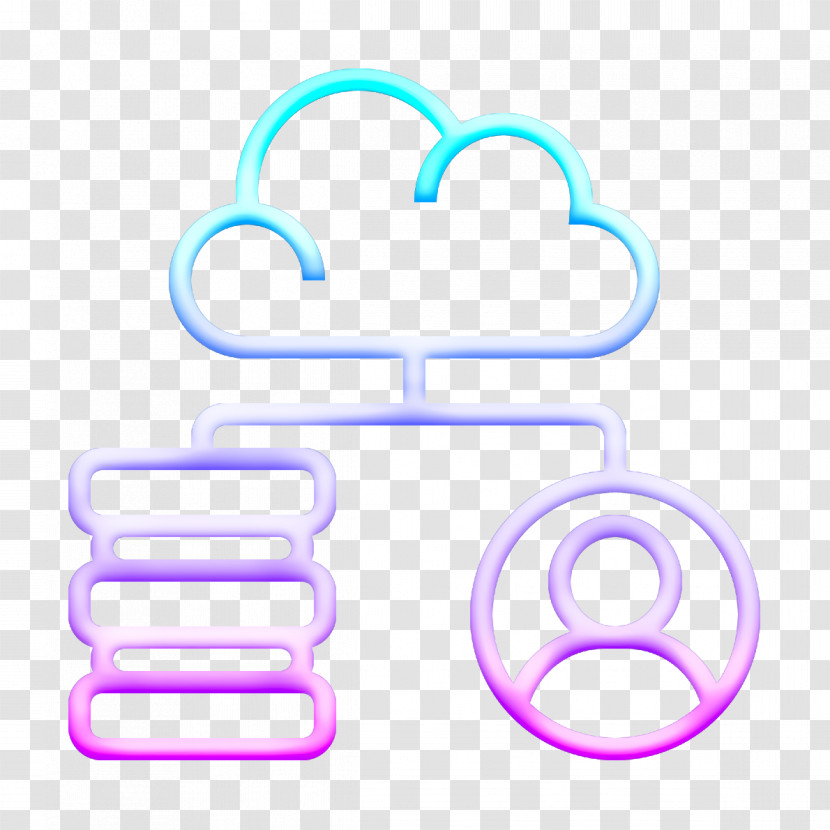 Cloud Service Icon Big Data Icon Transparent PNG
