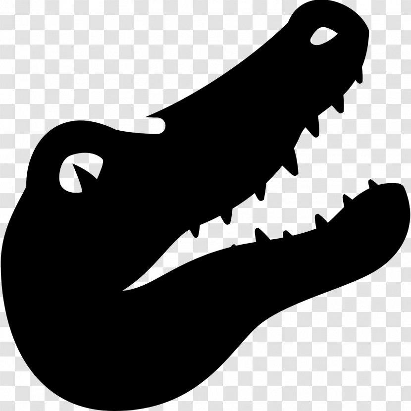 Alligators Vector - Black And White Transparent PNG