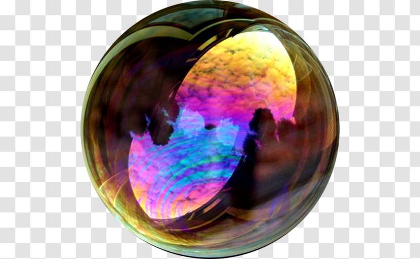 Bubble Time Soap Iridescence Reflection - Water - Photoshop Style Transparent PNG