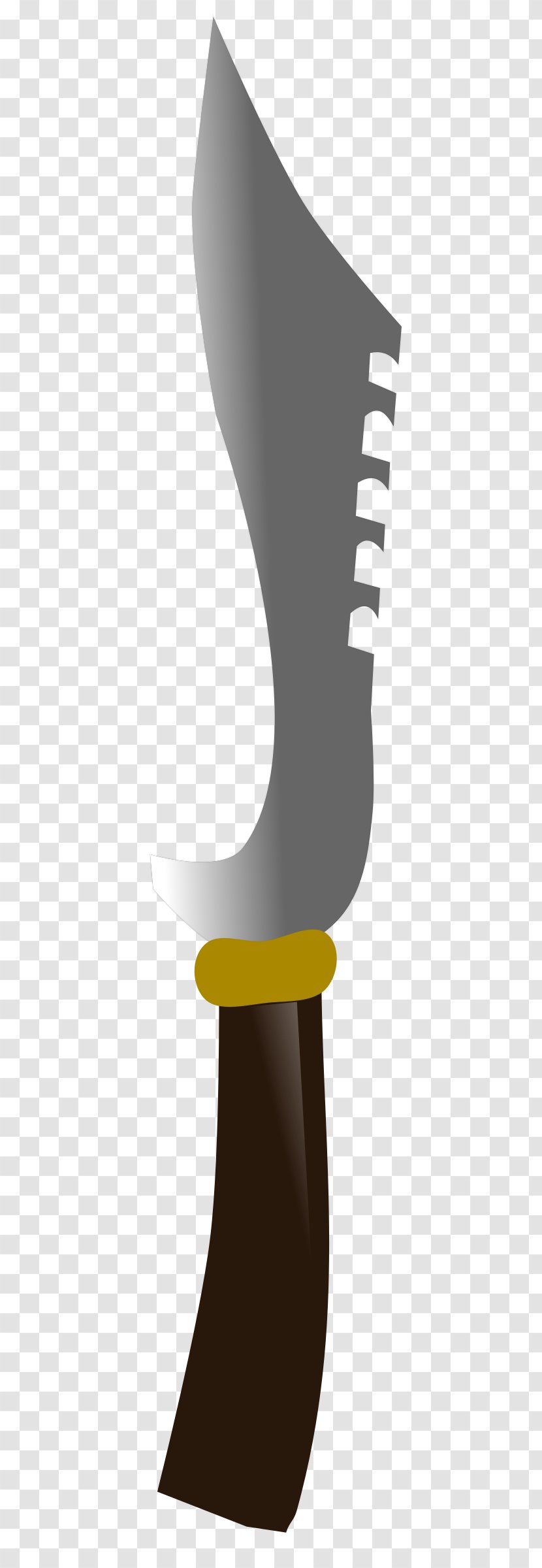 Knife Kujang Clip Art - Portable Document Format - A Transparent PNG