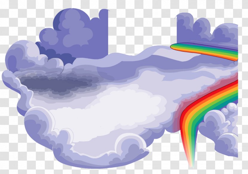Club Penguin Entertainment Inc 0 Text - Rainbow - Arcoiris Con Nubes Transparent PNG