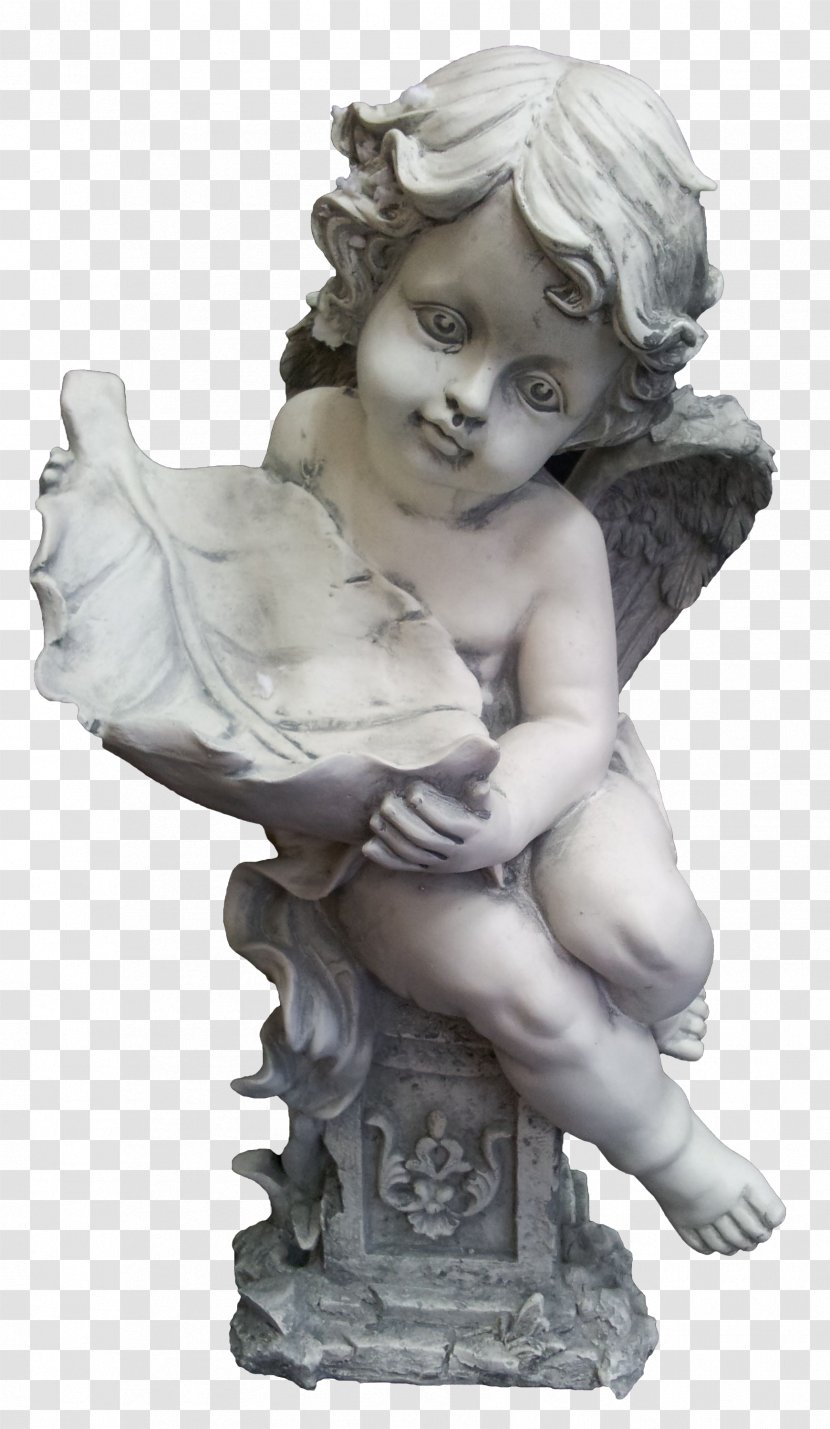 Figurine Angel Sculpture Garden Bust - Artikel Transparent PNG