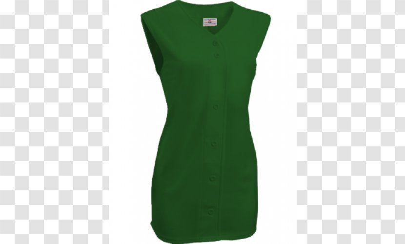 Green Sleeve Dress Neck - JERSEY NUMBER Transparent PNG