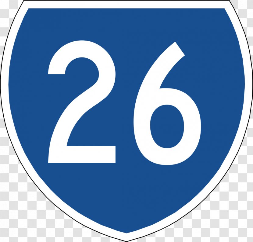 State Highway Shield Route Number Road - Numerical Digit Transparent PNG