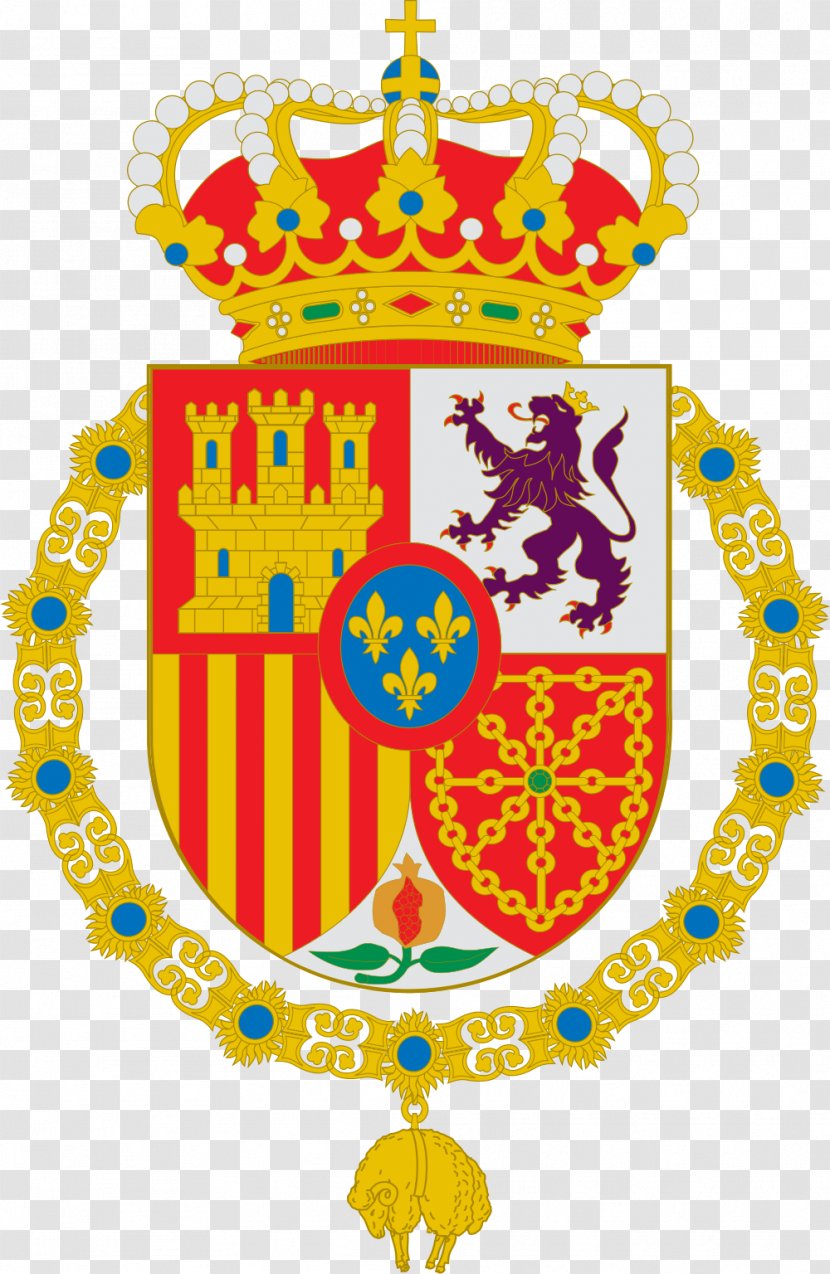 Coat Of Arms The King Spain Escutcheon Royal Household - Standard - Felipe Vi Transparent PNG