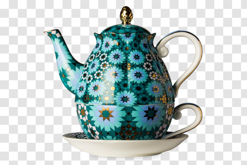 Teapot Saucer Kettle T2 - Drinkware - Watercolor Transparent PNG